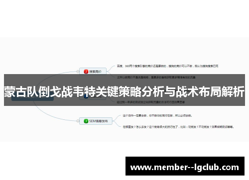 蒙古队倒戈战韦特关键策略分析与战术布局解析